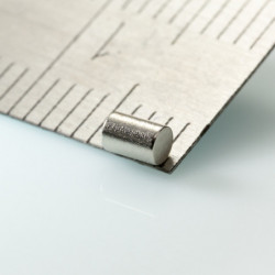 Magnete al neodimio cilindro diam.2x3&nbsp_N 180 °C, VMM5UH-N35UH