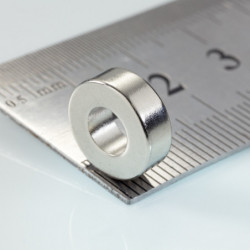 Magnete al neodimio corona circolare diam.11.5x diam.5.5x4 N 80 °C, VMM4-N30