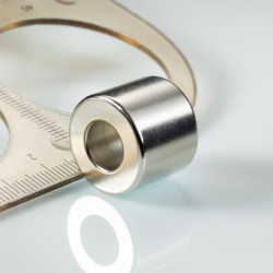 Magnete al neodimio corona circolare diam.19.4x diam.9.2x16 N 150 °C, VMM4SH-N35SH
