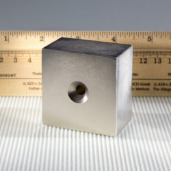 Magnete al neodimio parallelepipedo 50x50x30 N 80 °C, VMM10