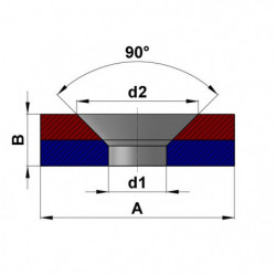 Kit di fissaggio magnetico diam. 23 mm