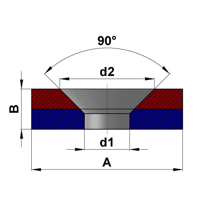 Kit di fissaggio magnetico diam. 23 mm
