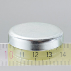 Lente magnetica diam. 40 x altezza 8 mm, senza filettatura