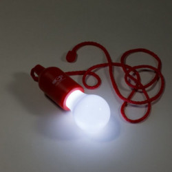 Lanterna da campeggio LED appendibile rossa