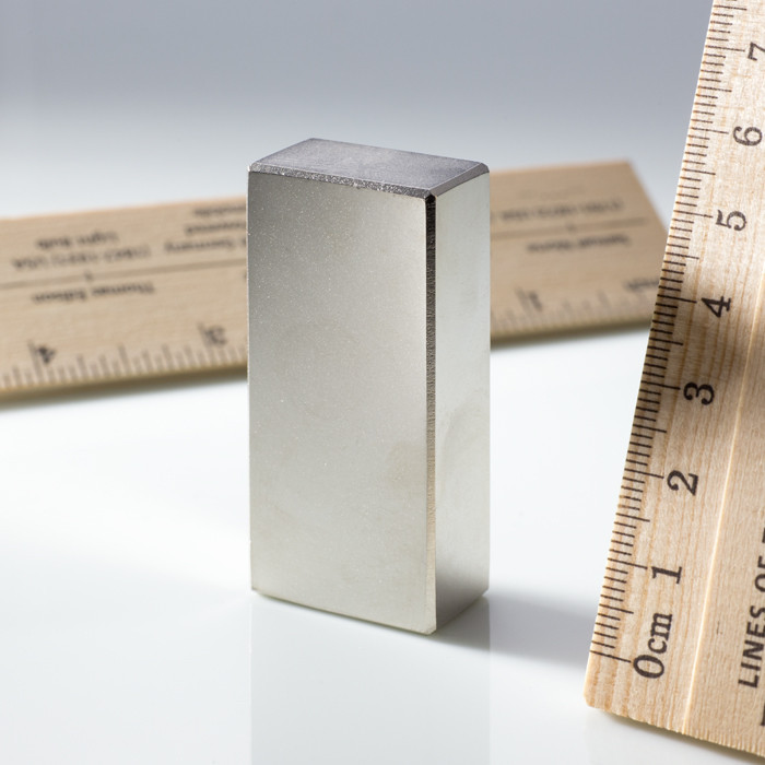 Magnete al neodimio parallelepipedo 55x25x15 N 80 °C, VMM4-N35