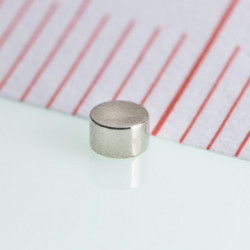 Magnete al neodimio cilindro diam.2x1.2 N 80 °C, VMM8-N45