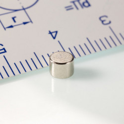 Magnete al neodimio cilindro diam.4x3&nbsp_N 80 °C, VMM7-N42