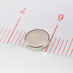 Magnete al neodimio cilindro diam.6x1.5 N 80 °C, VMM4