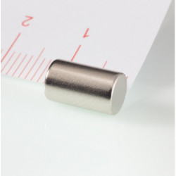 Magnete al neodimio cilindro diam.6x10 N 80 °C, VMM6-N40