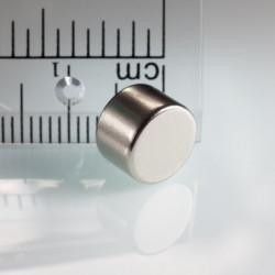 Magnete al neodimio cilindro diam.9x6&nbsp_N 80 °C, VMM7-N42