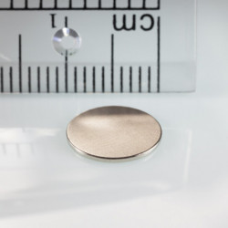 Magnete al neodimio cilindro diam.10x0.6 N 80 °C, VMM7-N42