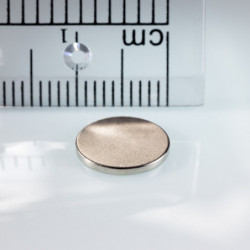 Magnete al neodimio cilindro diam.10x1 N 80 °C, VMM4-N35