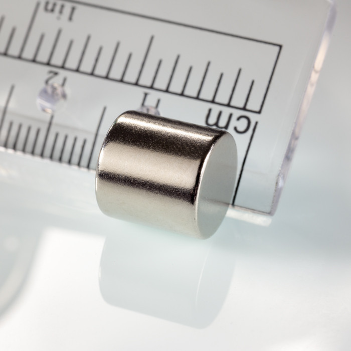 Magnete al neodimio cilindro diam.10x10 N 80 °C, VMM8-N45