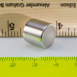 Magnete al neodimio cilindro diam.13x12 N 80 °C, VMM7-N42
