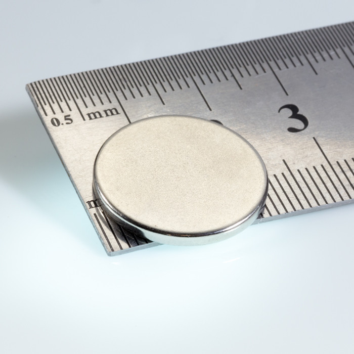 Magnete al neodimio cilindro diam.20x2 N 80 °C, VMM8-N45
